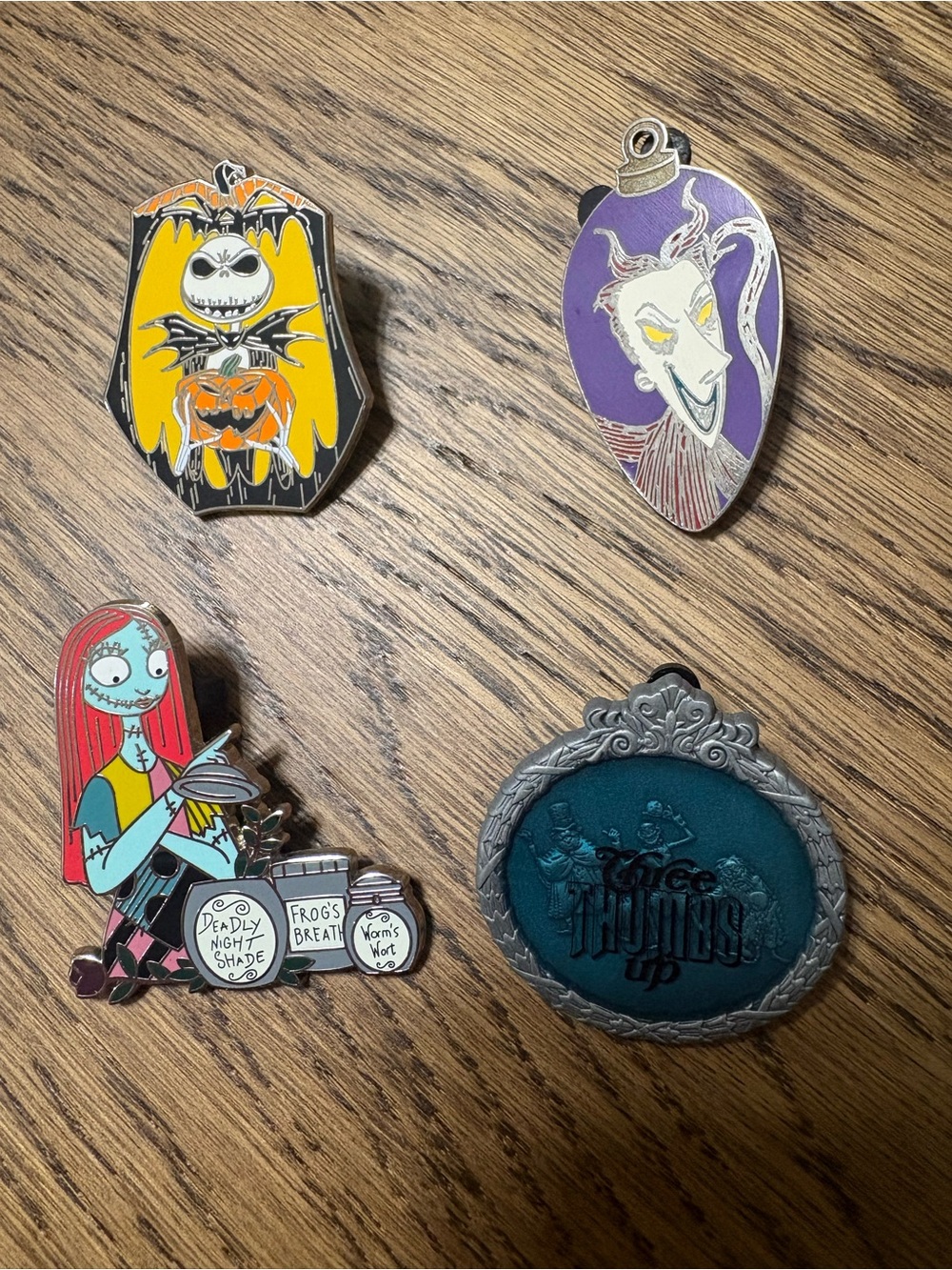 Nightmare Before Christmas and haunted mansion Enamel Pin